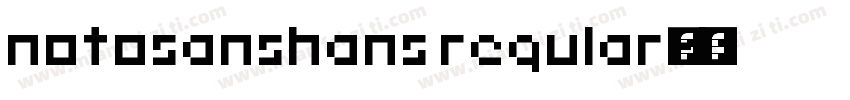 notosanshans regular转换器字体转换